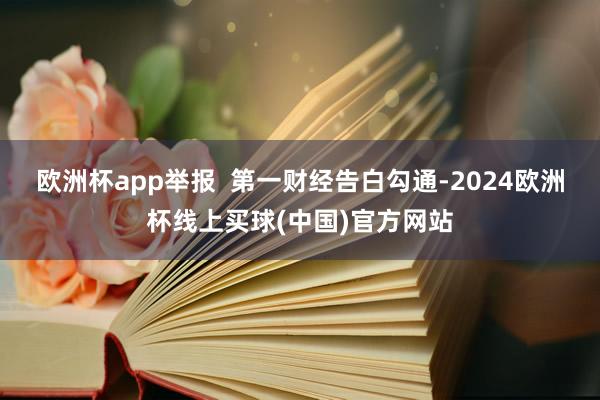 欧洲杯app举报  第一财经告白勾通-2024欧洲杯线上买球(中国)官方网站