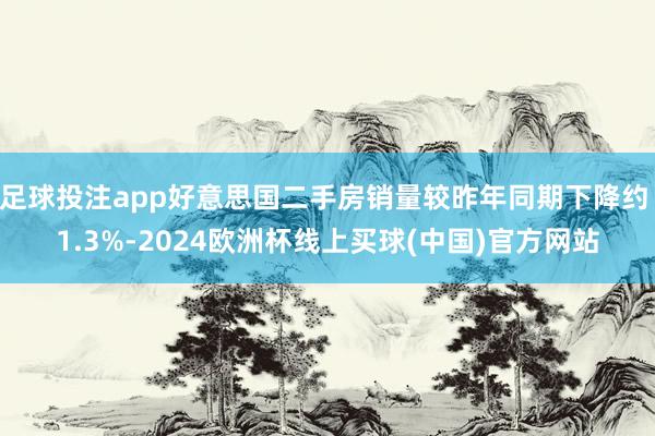 足球投注app好意思国二手房销量较昨年同期下降约 1.3%-2024欧洲杯线上买球(中国)官方网站