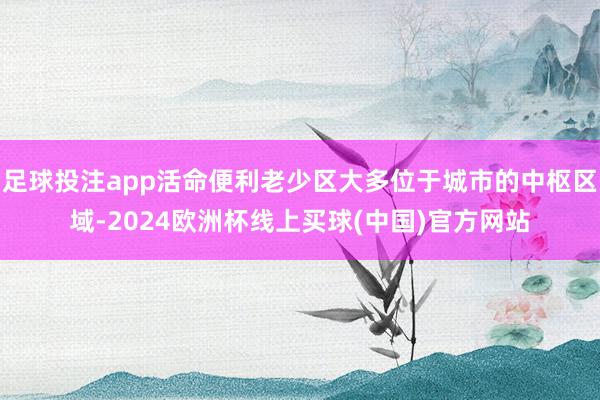 足球投注app活命便利老少区大多位于城市的中枢区域-2024欧洲杯线上买球(中国)官方网站